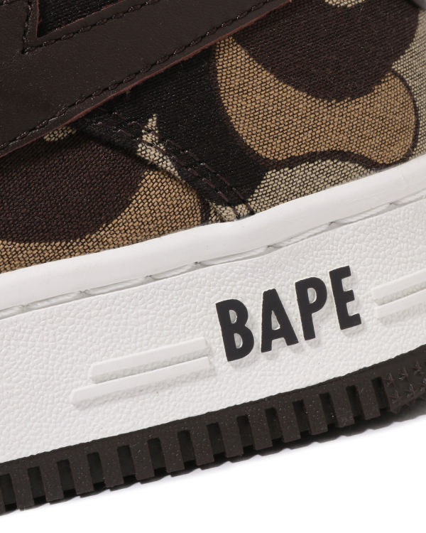 Baskets Bape Cookie Camo 2 STA Marron Femme | VHJ-74325990