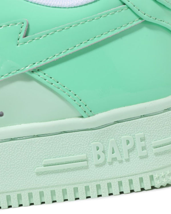 Baskets Bape Colors STA Vert Clair Femme | AVA-94367999