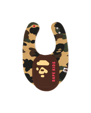 Bavoir Bape 1st Camo Ape Head Motif Jaune Enfant | IUQ-38574654