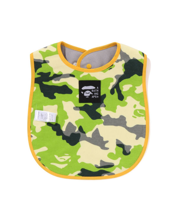 Bavoir Bape Woodland Camo Milo Fishing Print Reversible Beige Enfant | XOY-78060890