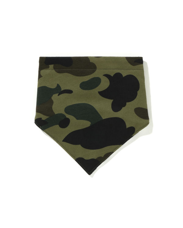 Bavoir Bape 1st Camo Bandana Vert Enfant | MYX-65974002