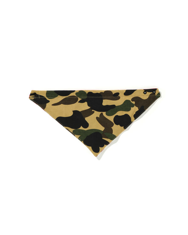 Bavoir Bape 1st Camo Bandana Jaune Enfant | XHR-61535579