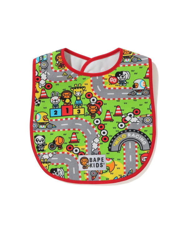 Bavoir Bape Milo Racing Rouge Clair Enfant | ZVE-26961512