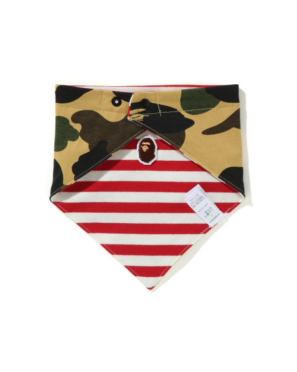 Bavoir Bape 1st Camo Bandana Jaune Enfant | XHR-61535579