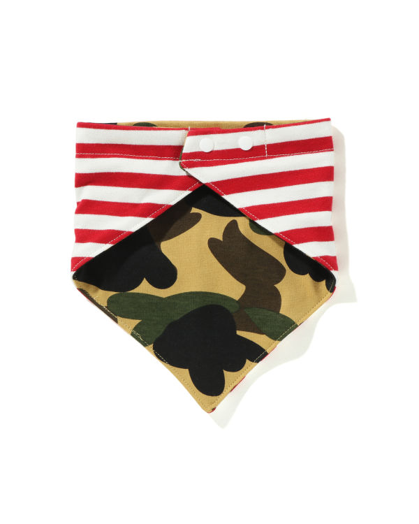 Bavoir Bape 1st Camo Bandana Jaune Enfant | XHR-61535579