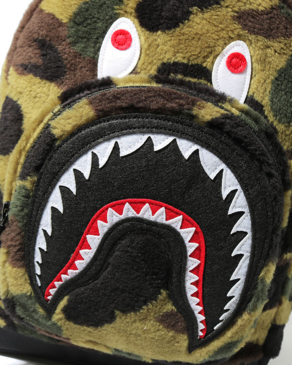 Sacs à Dos Bape 1st Camo Boa Shark Vert Enfant | OTR-00439317