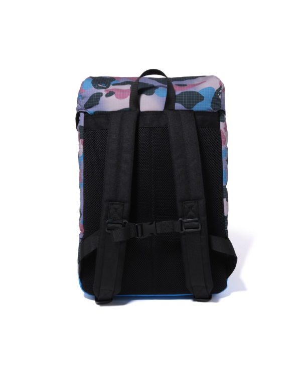 Sacs à Dos Bape Grid Camo Glow In The Dark Padding Violette Enfant | MBS-11758090