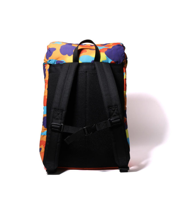 Sacs à Dos Bape Grid Camo Glow In The Dark Padding Multicolore Enfant | XGX-51217021