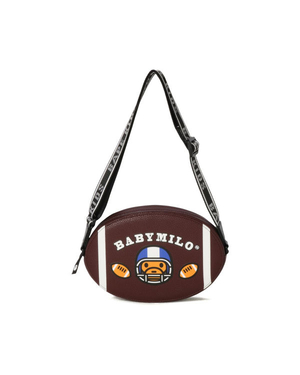 Sacs à Bandoulière Bape Milo Football Marron Enfant | EYB-88096387