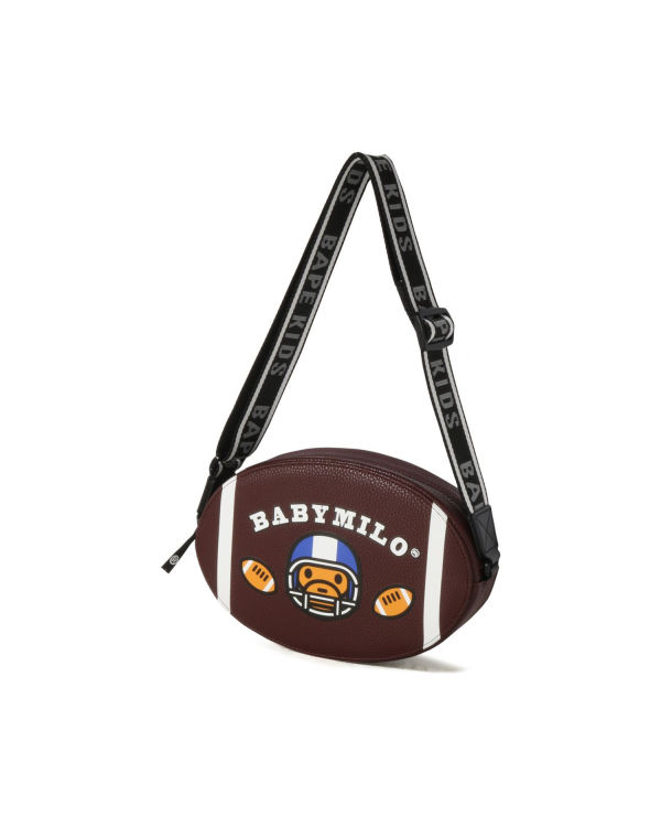 Sacs à Bandoulière Bape Milo Football Marron Enfant | EYB-88096387