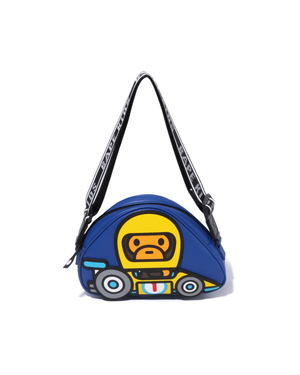 Sacs à Bandoulière Bape Milo Racing Bleu Enfant | PJC-29115142