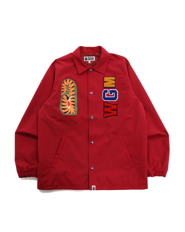 Vestes Bape Shark Coach Rouge Clair Homme | NYT-98936077