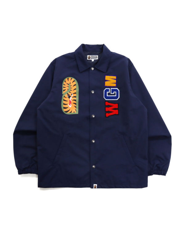 Vestes Bape Shark Coach Bleu Marine Bleu Homme | OSG-00334317