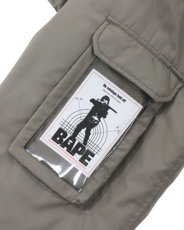 Vestes Bape Mulit Pocket Shark Grise Homme | AUU-90220924