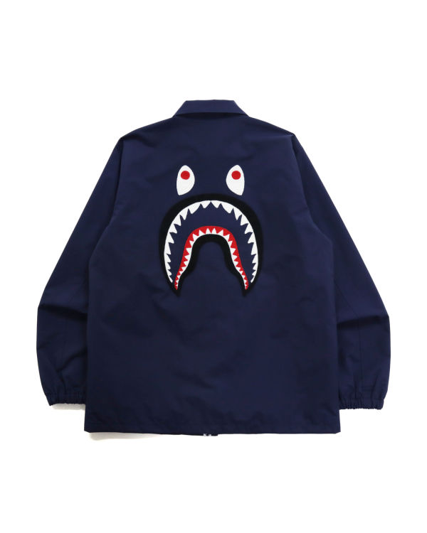 Vestes Bape Shark Coach Bleu Marine Bleu Homme | OSG-00334317