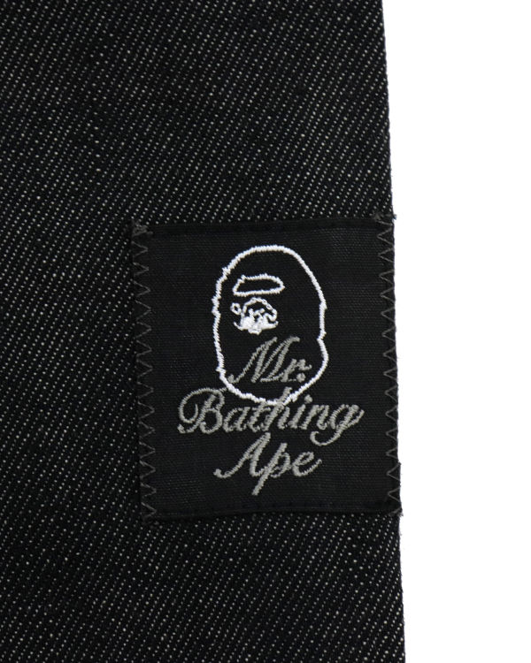 Vestes Bape Stretch Denim Noir Homme | UBU-66994880