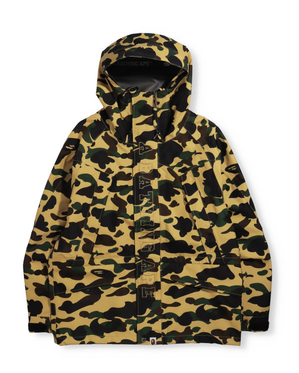 Vestes Bape Gore-Tex 1st Camo Snowboard Jaune Homme | YTA-38320503