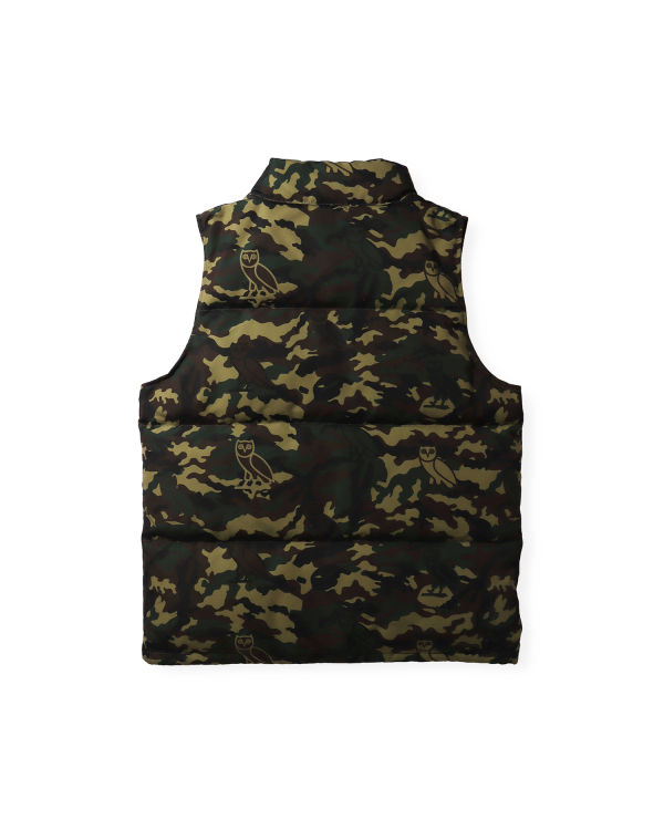 Gilet Bape X OVO Woodland Camo Vert Homme | JPE-81879238