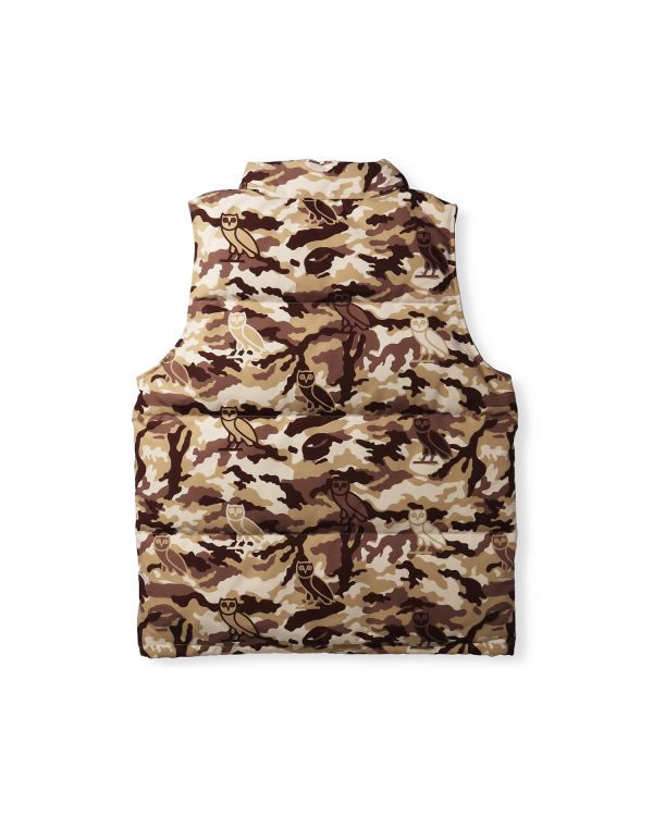 Gilet Bape X OVO Woodland Camo Beige Homme | BNB-87335844