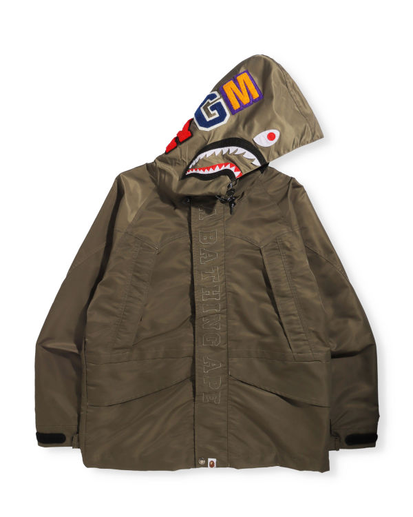 Vestes Bape Shark Snowboard Vert Homme | YYN-56968834