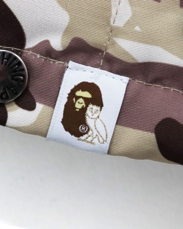 Gilet Bape X OVO Woodland Camo Beige Homme | BNB-87335844