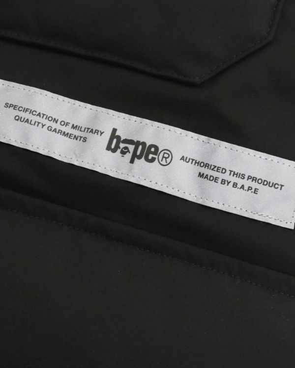 Vestes Décontractées Bape Loose Fit Long Noir Homme | OTC-86163260