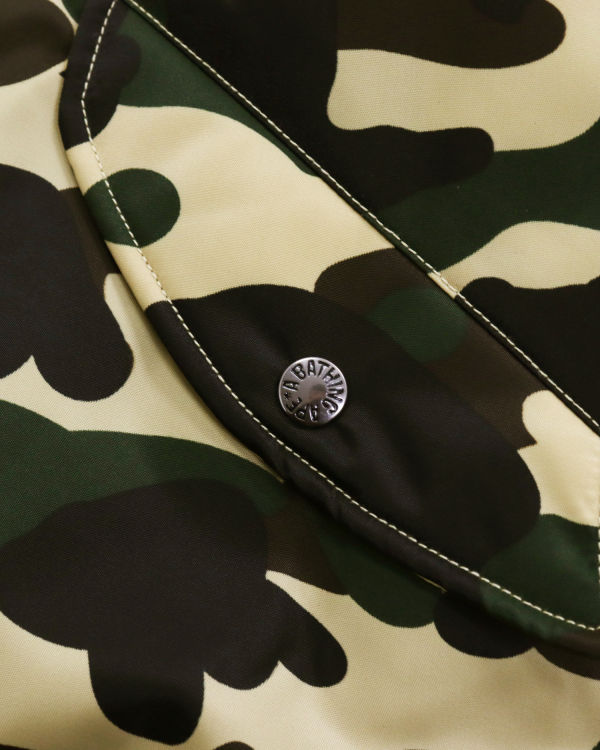 Vestes Bape 1st Camo Nylon Twill MA-1 Jaune Homme | AAQ-97259426