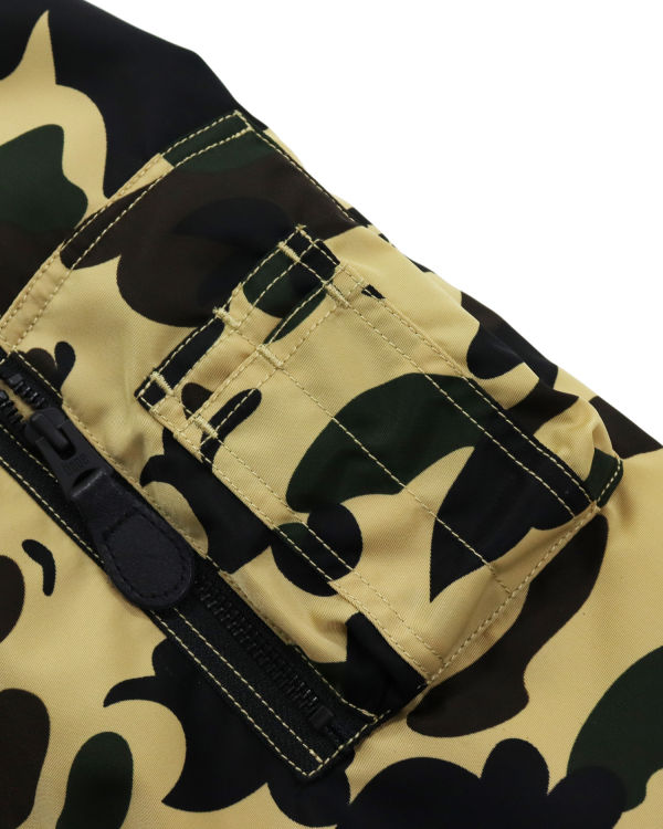 Vestes Bape 1st Camo Nylon Twill MA-1 Jaune Homme | AAQ-97259426