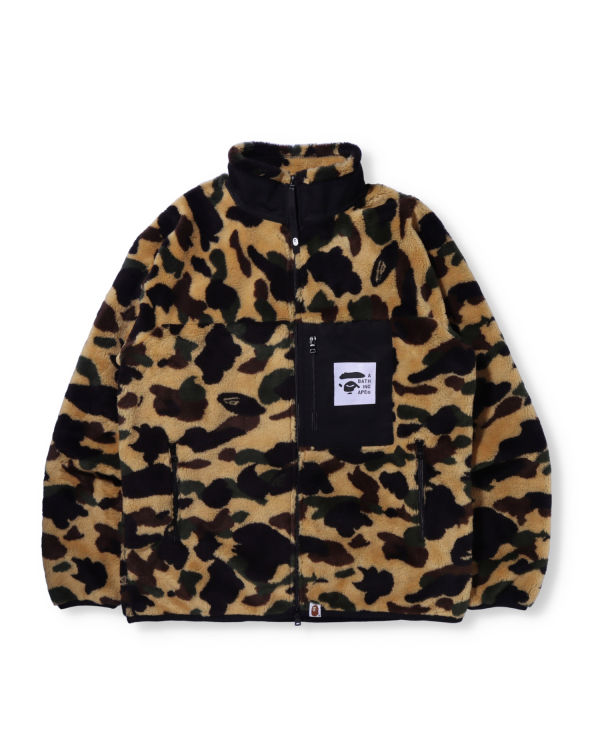 Vestes Bape 1st Camo BOA Kaki Homme | HOA-64754948