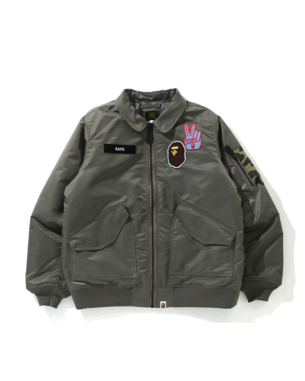 Vestes Bape CWU-45 Vert Homme | YPJ-30275918