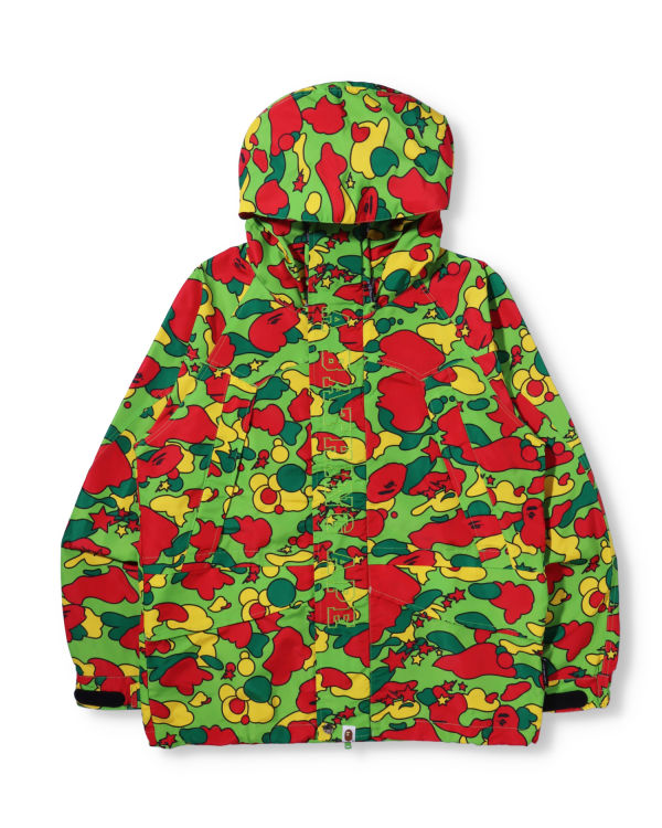 Vestes Bape STA Camo Snowboard Vert Rouge Jaune Homme | EZU-25474582