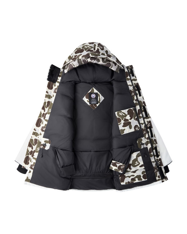 Parka Bape X Canada Goose X Concepts ABC Camo Expedition Blanche Homme | PCI-93915030