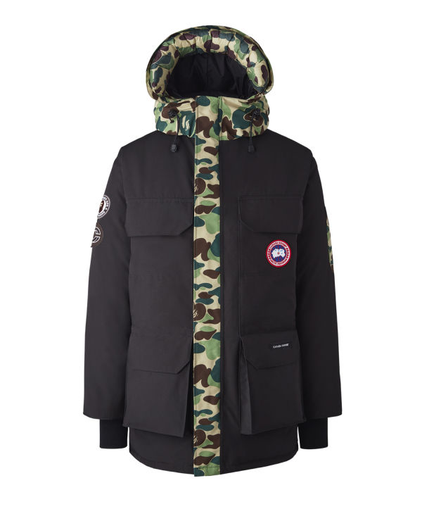 Parka Bape X Canada Goose X Concepts ABC Camo Expedition Noir Homme | LZQ-78945007