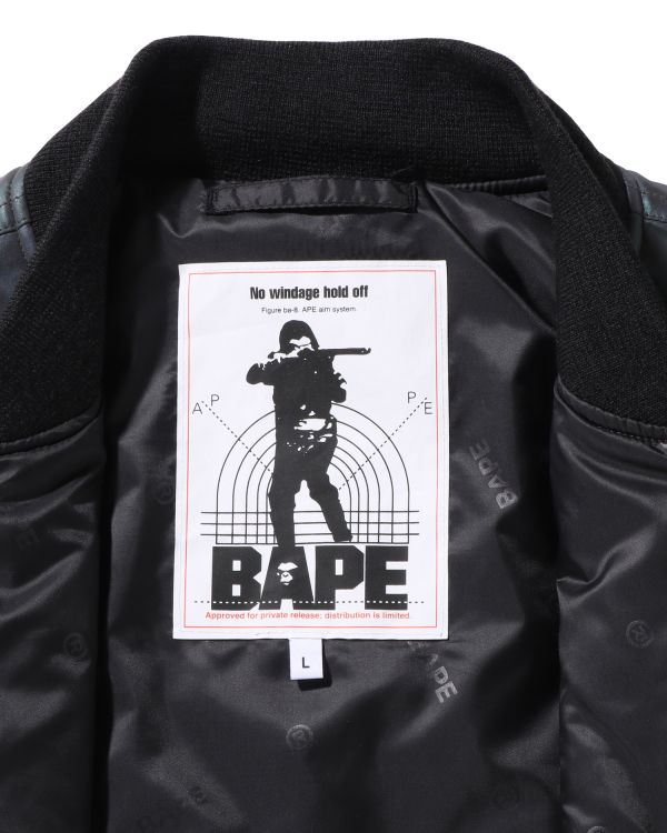 Vestes Bape Aurora Shark Loose Fit MA-1 Noir Homme | VQV-19278185