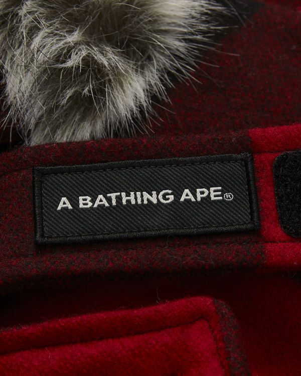 Parka Bape X Woolrich Arctic Rouge Clair Homme | MHQ-04046152