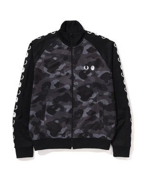 Vestes Bape X Fred Perry Color Camo Piste Noir Homme | PWZ-29305917