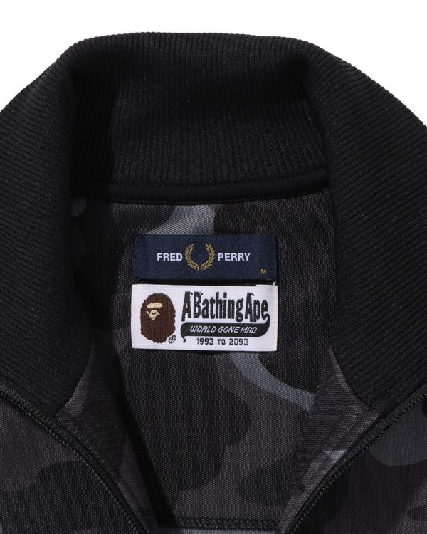 Vestes Bape X Fred Perry Color Camo Piste Noir Homme | PWZ-29305917