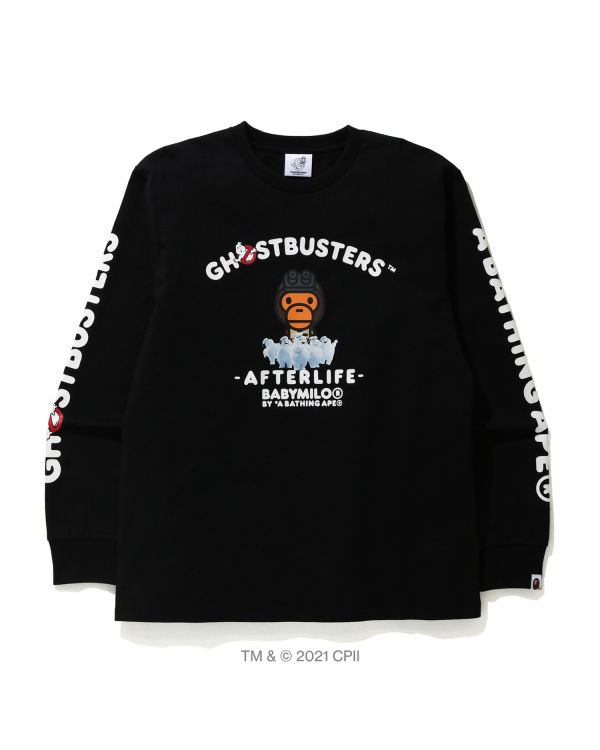 T Shirts Bape X Ghostbusters Milo Long Sleeve Noir Homme | MQI-65519949