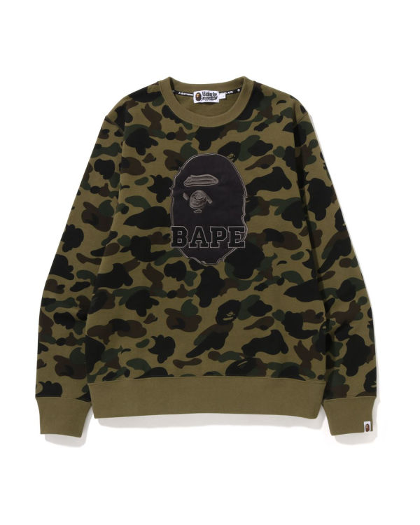 Sweats Bape 1st Camo Crewneck Vert Homme | LZM-69917967