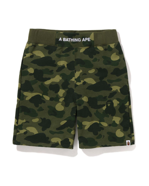 Shorts Bape Color Camo Vert Homme | PXD-17227350