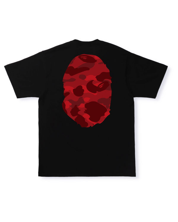 T Shirts Bape Color Camo Big Ape Head Noir Homme | WTS-65759803