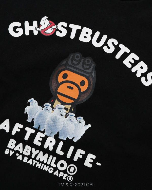 T Shirts Bape X Ghostbusters Milo Long Sleeve Noir Homme | MQI-65519949