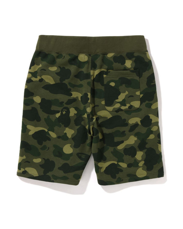 Shorts Bape Color Camo Vert Homme | PXD-17227350