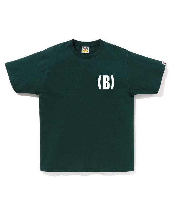 T Shirts Bape B One Point Vert Foncé Homme | QPE-03830781