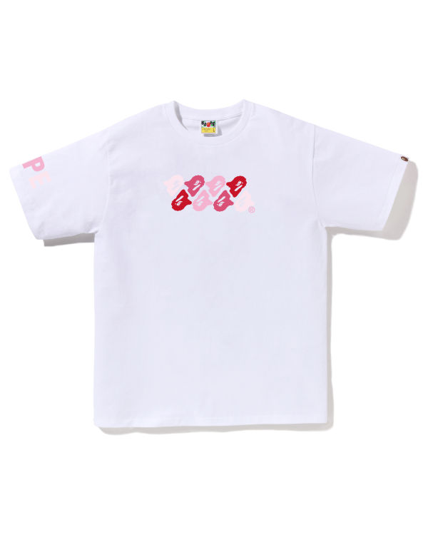 T Shirts Bape ABC Camo Blanche Homme | FAP-67124335