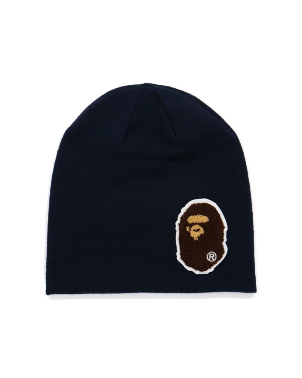 Casquettes Bape Big Ape Head Bleu Marine Bleu Homme | UID-50756330