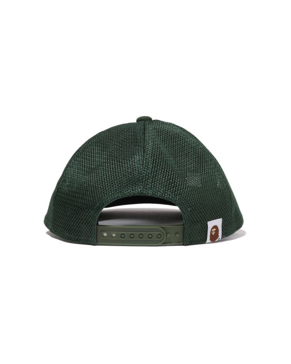 Casquettes Bape Color Camo NYC Logo Mesh Vert Homme | XQE-77316430