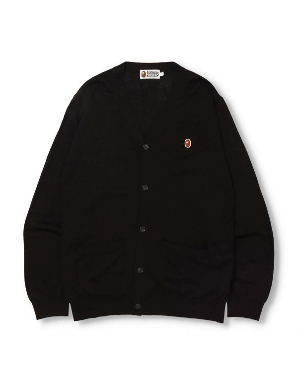 Knitwear Bape Ape Head Noir Homme | EOU-85552312