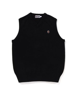 Knitwear Bape Ape Head One Point Noir Homme | GNC-66349934