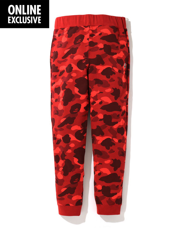 Pantalon Jogging Bape Color camo One Point silm Rouge Clair Homme | HRS-50920841